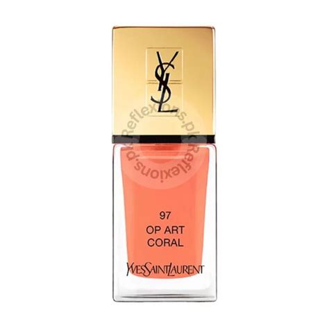 ysl op art coral nail polish|ysl nail polish.